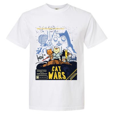 Cat Wars Parody Garment-Dyed Heavyweight T-Shirt