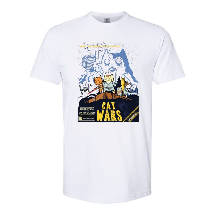 Cat Wars Parody Softstyle CVC T-Shirt