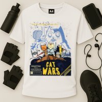 Cat Wars Parody Cooling Performance Crew T-Shirt