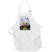 Cat Wars Parody Full-Length Apron With Pockets