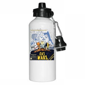 Cat Wars Parody Aluminum Water Bottle