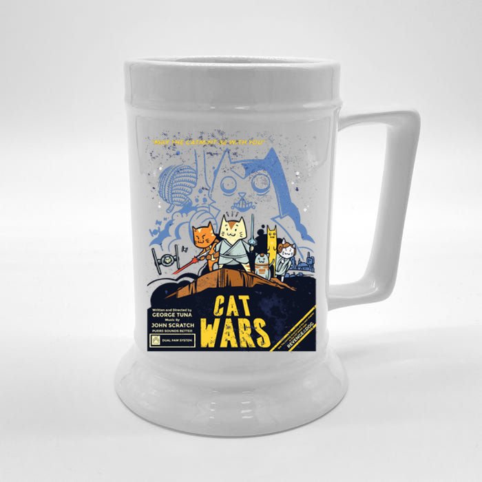 Cat Wars Parody Beer Stein