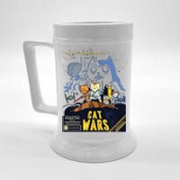 Cat Wars Parody Beer Stein