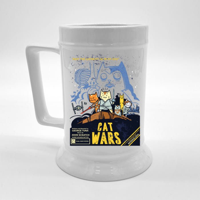 Cat Wars Parody Beer Stein