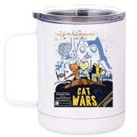 Cat Wars Parody 12 oz Stainless Steel Tumbler Cup