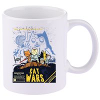 Cat Wars Parody 11oz C Handle Ceramic Mug