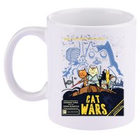 Cat Wars Parody 11oz C Handle Ceramic Mug