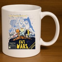 Cat Wars Parody 11oz C Handle Ceramic Mug