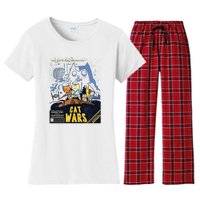 Cat Wars Parody Women's Flannel Pajama Set