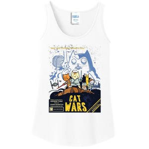 Cat Wars Parody Ladies Essential Tank