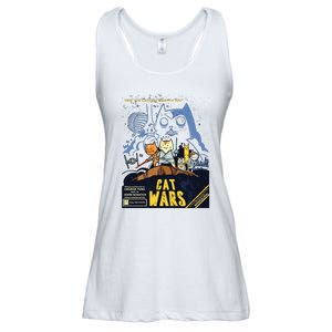 Cat Wars Parody Ladies Essential Flowy Tank