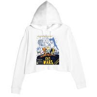 Cat Wars Parody Crop Fleece Hoodie