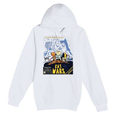 Cat Wars Parody Premium Pullover Hoodie