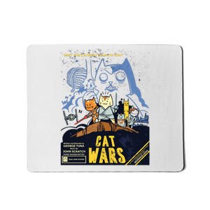 Cat Wars Parody Mousepad