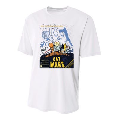 Cat Wars Parody Performance Sprint T-Shirt