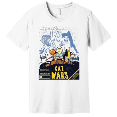 Cat Wars Parody Premium T-Shirt