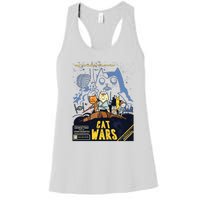 Cat Wars Parody Women's Racerback Tank