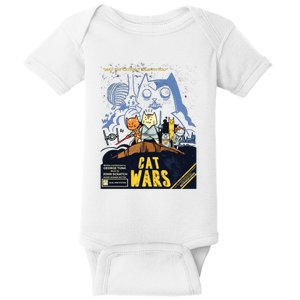 Cat Wars Parody Baby Bodysuit