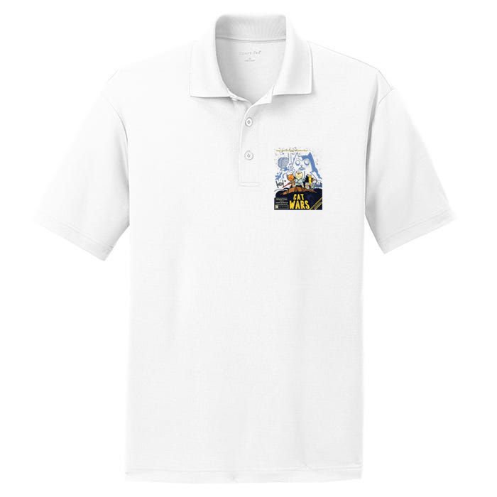 Cat Wars Parody PosiCharge RacerMesh Polo