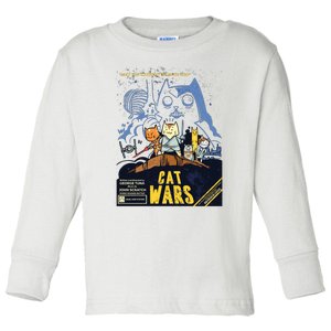 Cat Wars Parody Toddler Long Sleeve Shirt