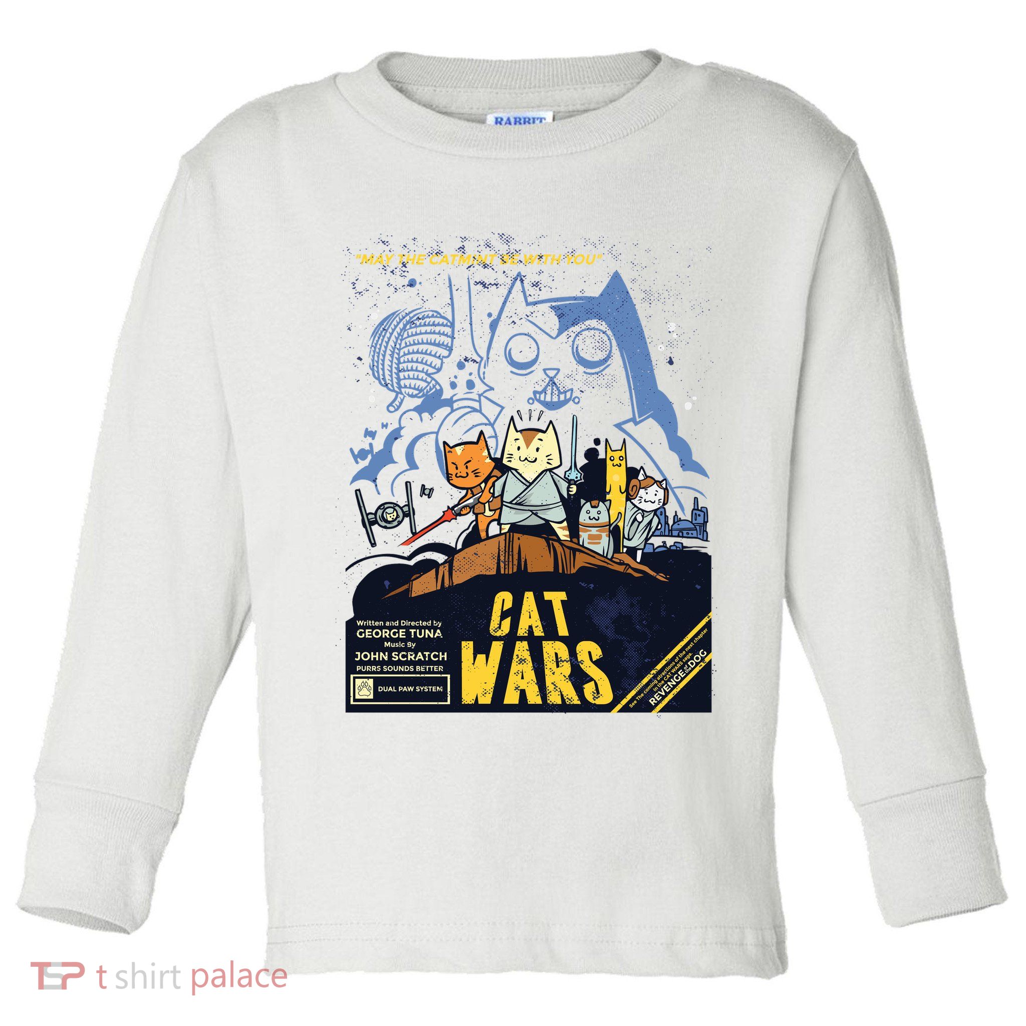 Cat Wars Parody Toddler Long Sleeve Shirt