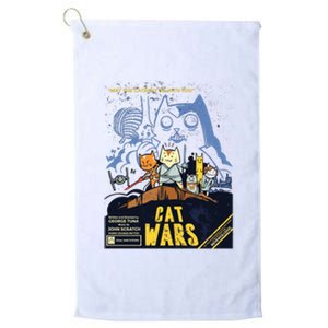 Cat Wars Parody Platinum Collection Golf Towel