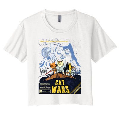 Cat Wars Parody Crop Top