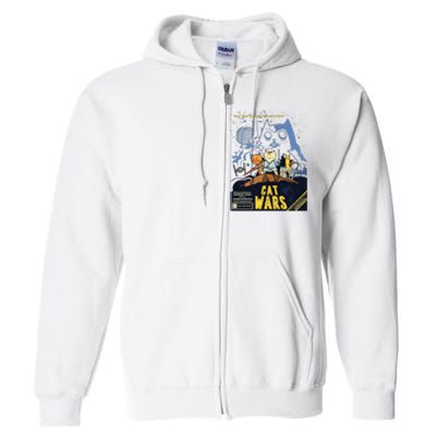 Cat Wars Parody Full Zip Hoodie