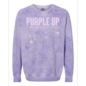 Cute Wear Purple Dandelion Dove Birds Colorblast Crewneck Sweatshirt