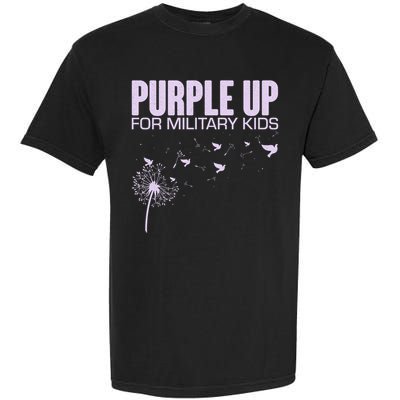 Cute Wear Purple Dandelion Dove Birds Garment-Dyed Heavyweight T-Shirt