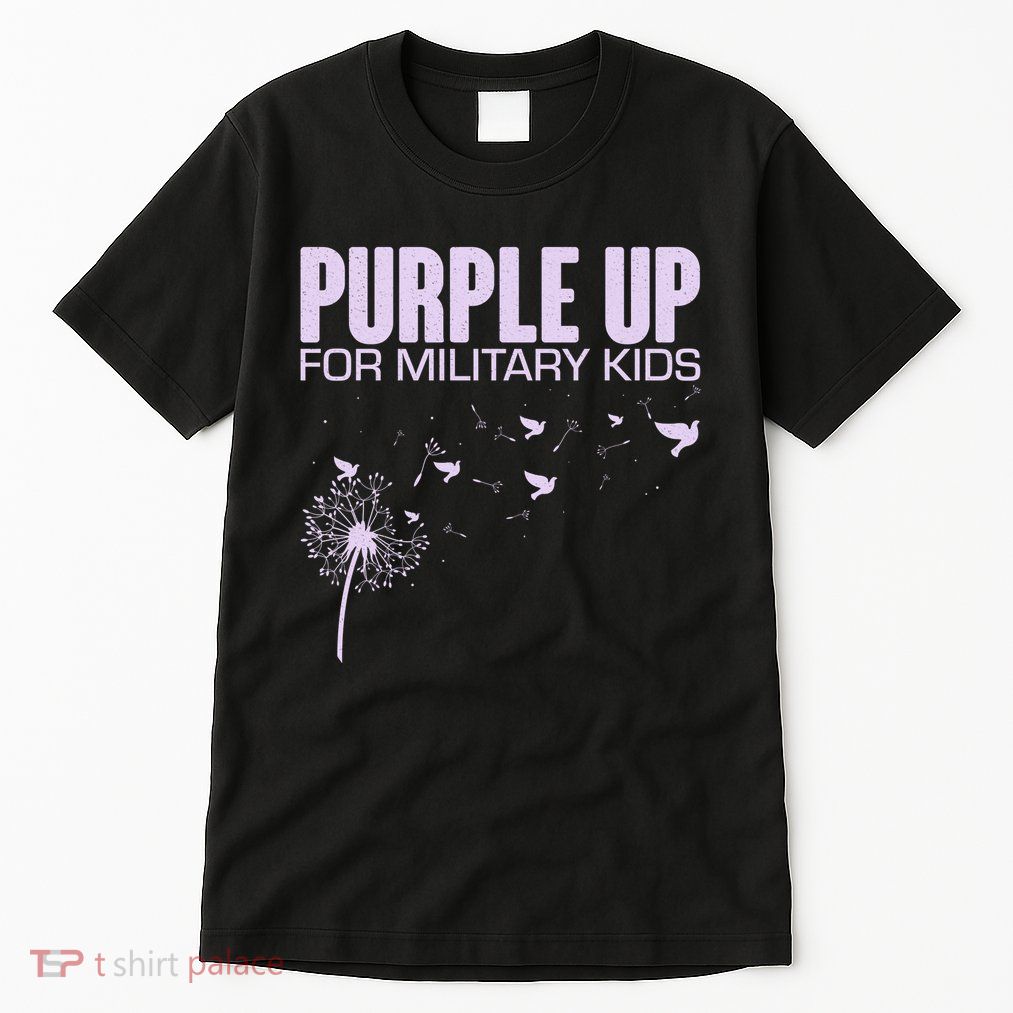 Cute Wear Purple Dandelion Dove Birds Tall T-Shirt