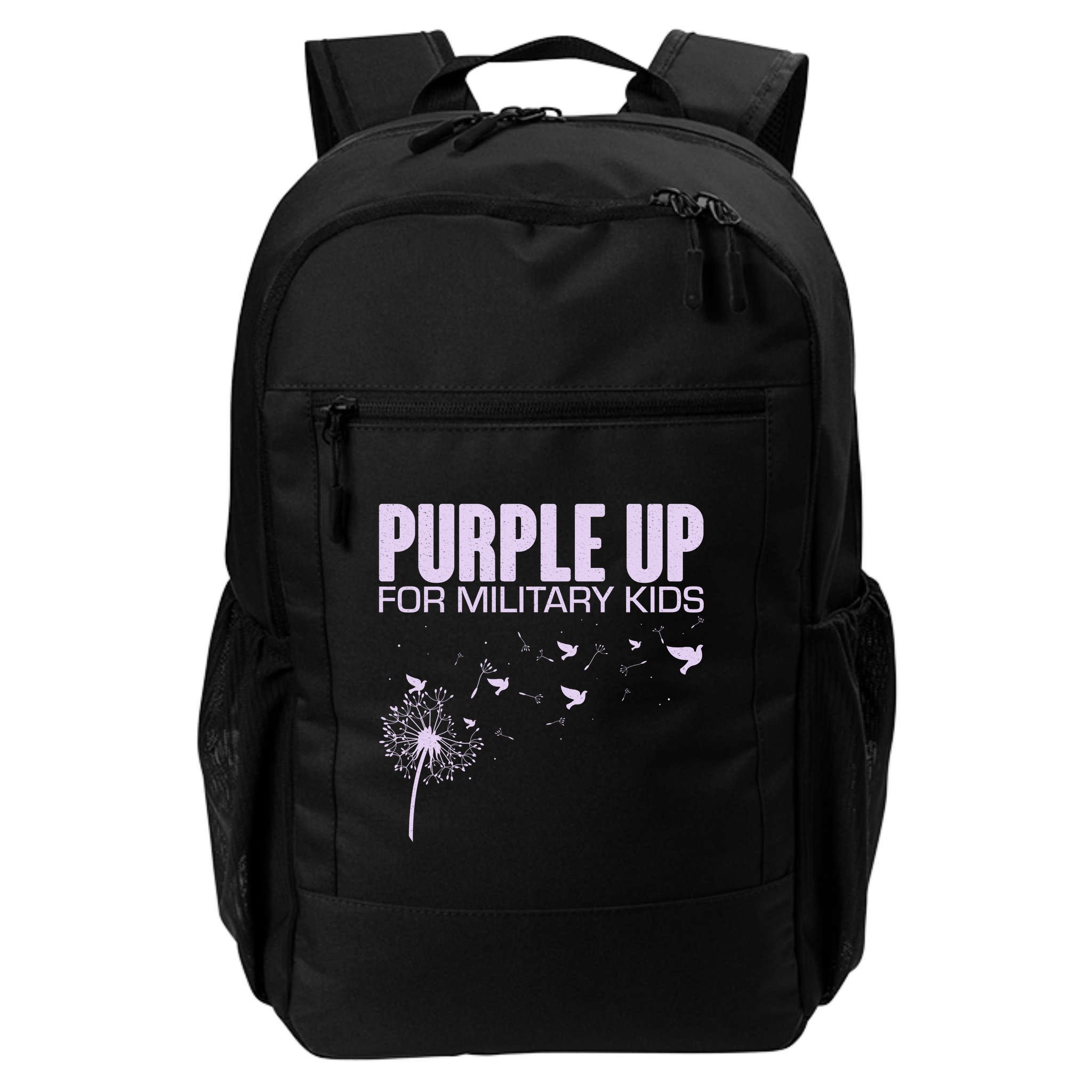 Cute Wear Purple Dandelion Dove Birds Backpack