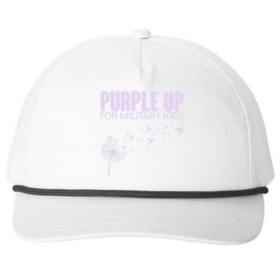 Cute Wear Purple Dandelion Dove Birds Snapback Five-Panel Rope Hat