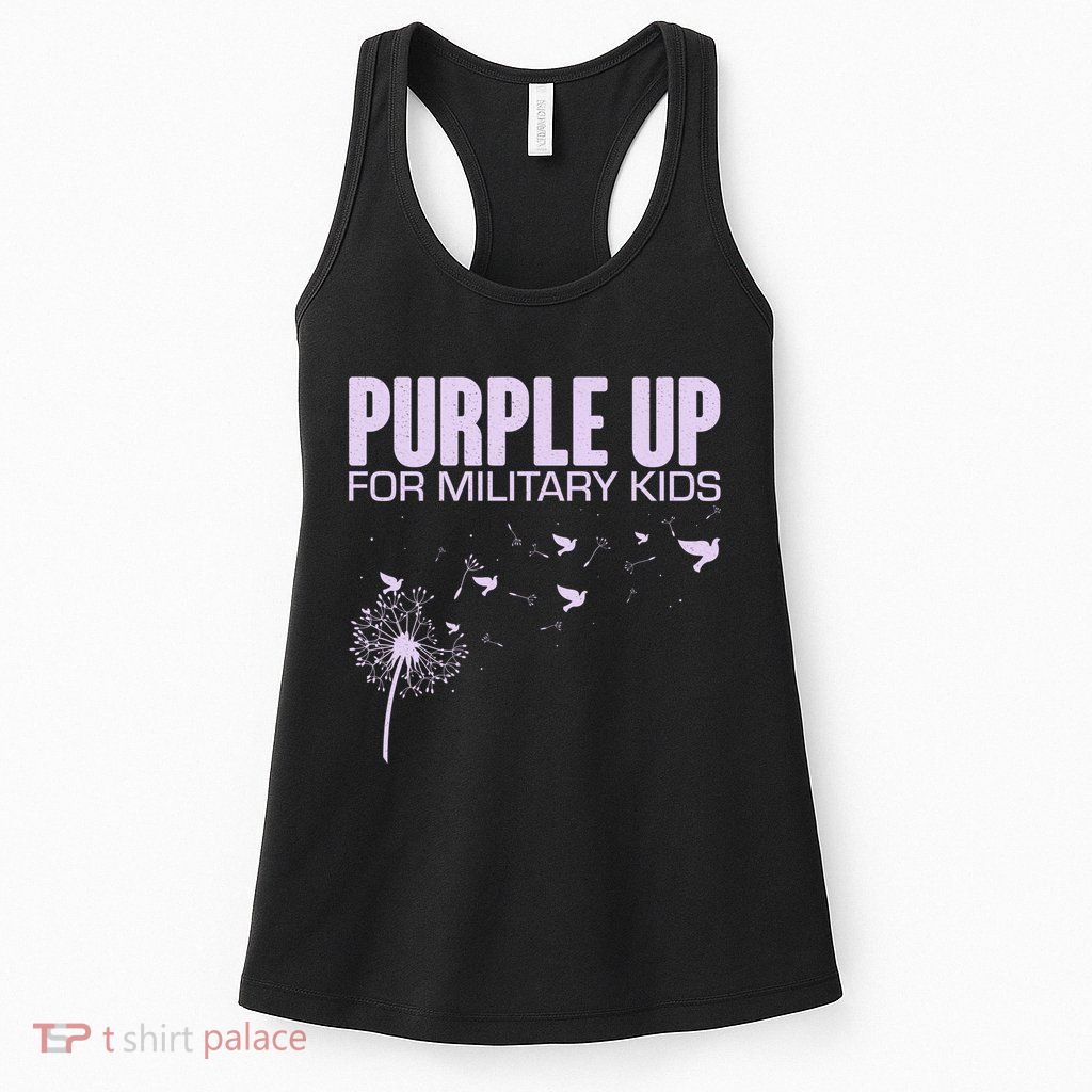 Cute Wear Purple Dandelion Dove Birds Womens Tank Top