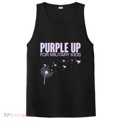 Cute Wear Purple Dandelion Dove Birds PosiCharge Competitor Tank