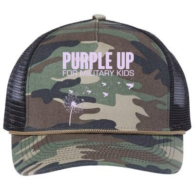 Cute Wear Purple Dandelion Dove Birds Retro Rope Trucker Hat Cap