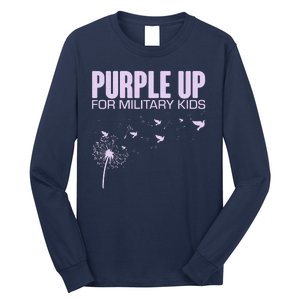 Cute Wear Purple Dandelion Dove Birds Long Sleeve Shirt