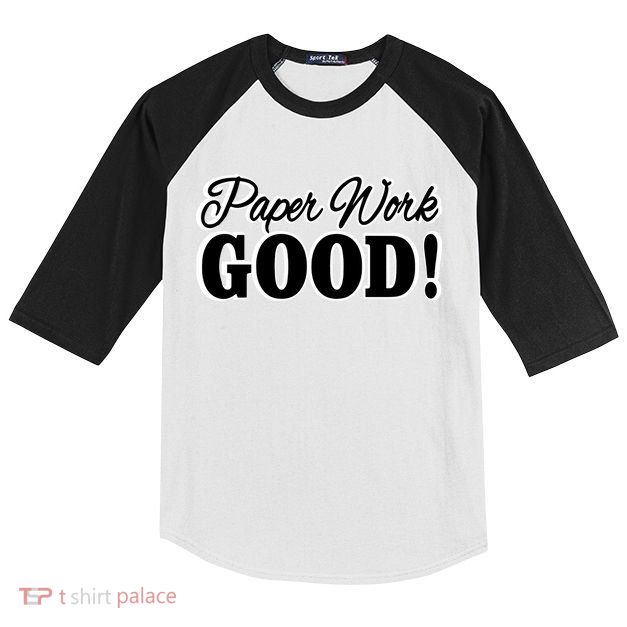 Charleston White Paper Work Good Kids Colorblock Raglan Jersey