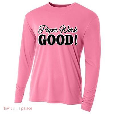 Charleston White Paper Work Good Cooling Performance Long Sleeve Crew