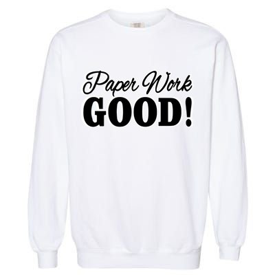 Charleston White Paper Work Good Garment-Dyed Sweatshirt