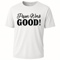 Charleston White Paper Work Good Cooling Performance Crew T-Shirt