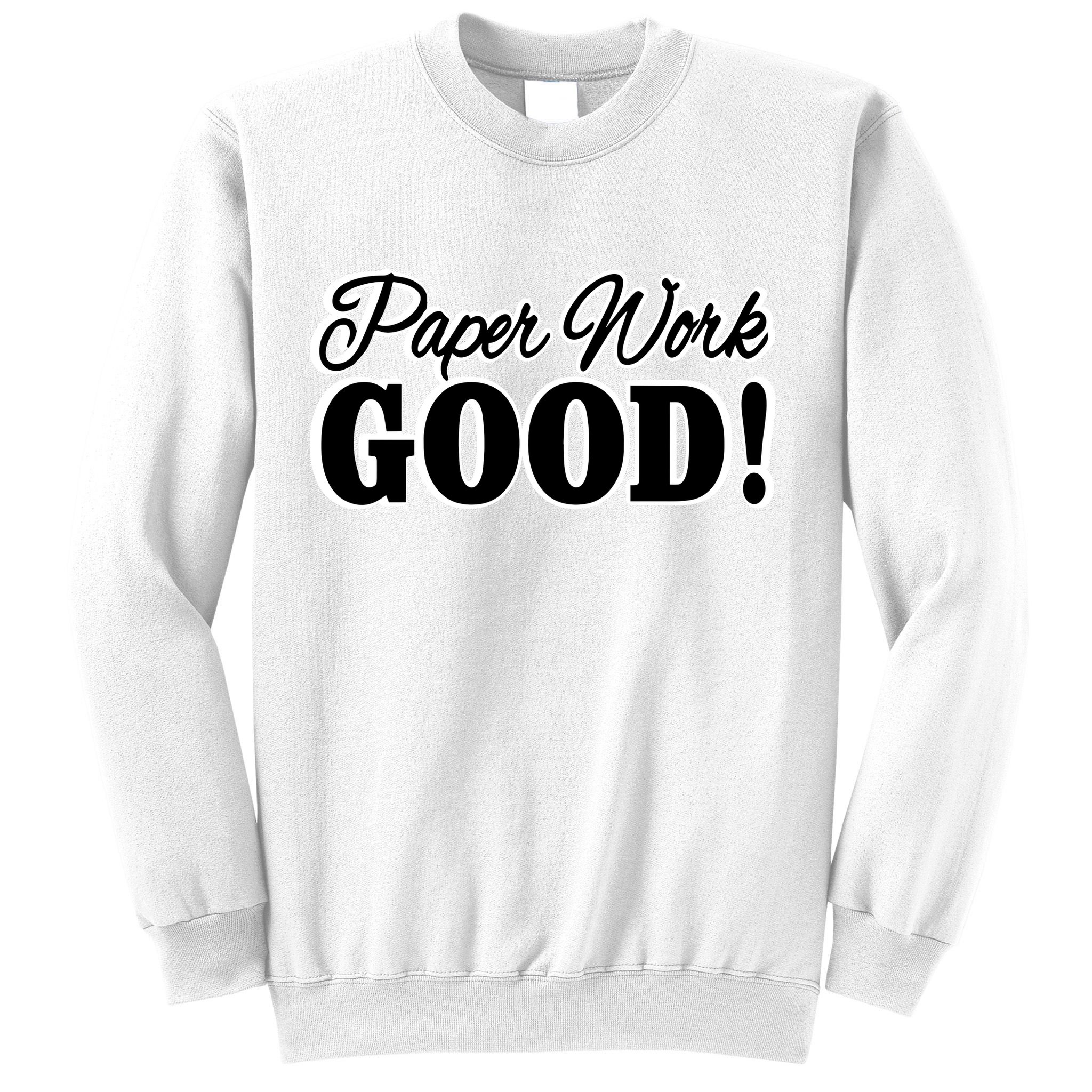 Charleston White Paper Work Good Sweatshirt