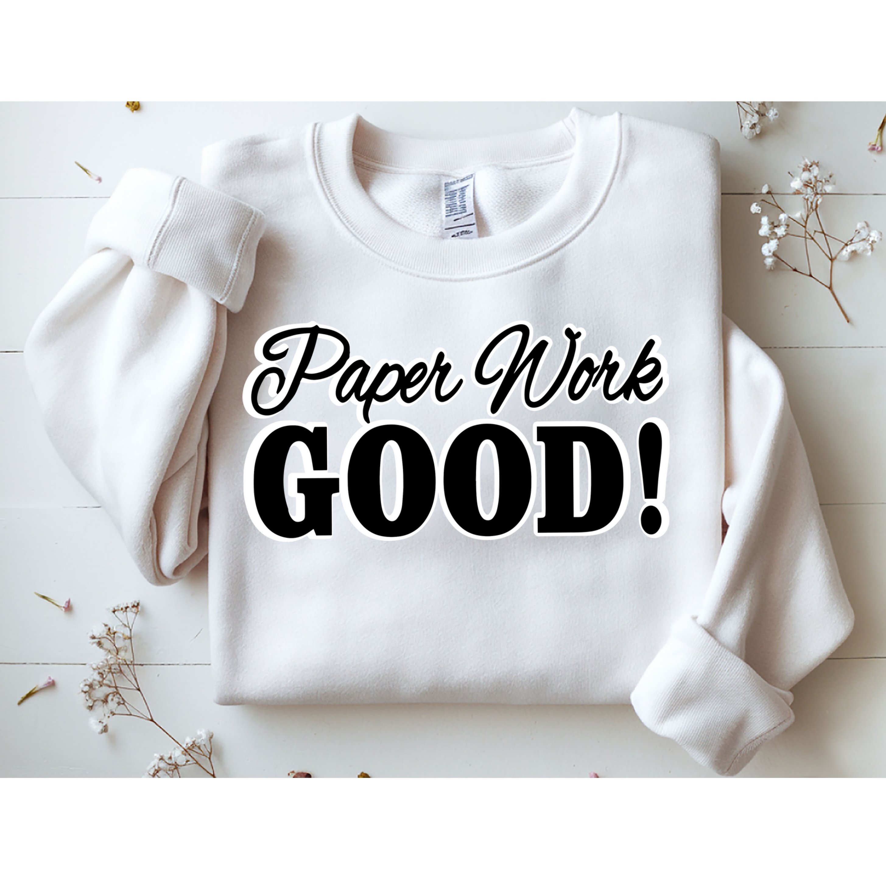 Charleston White Paper Work Good Sweatshirt