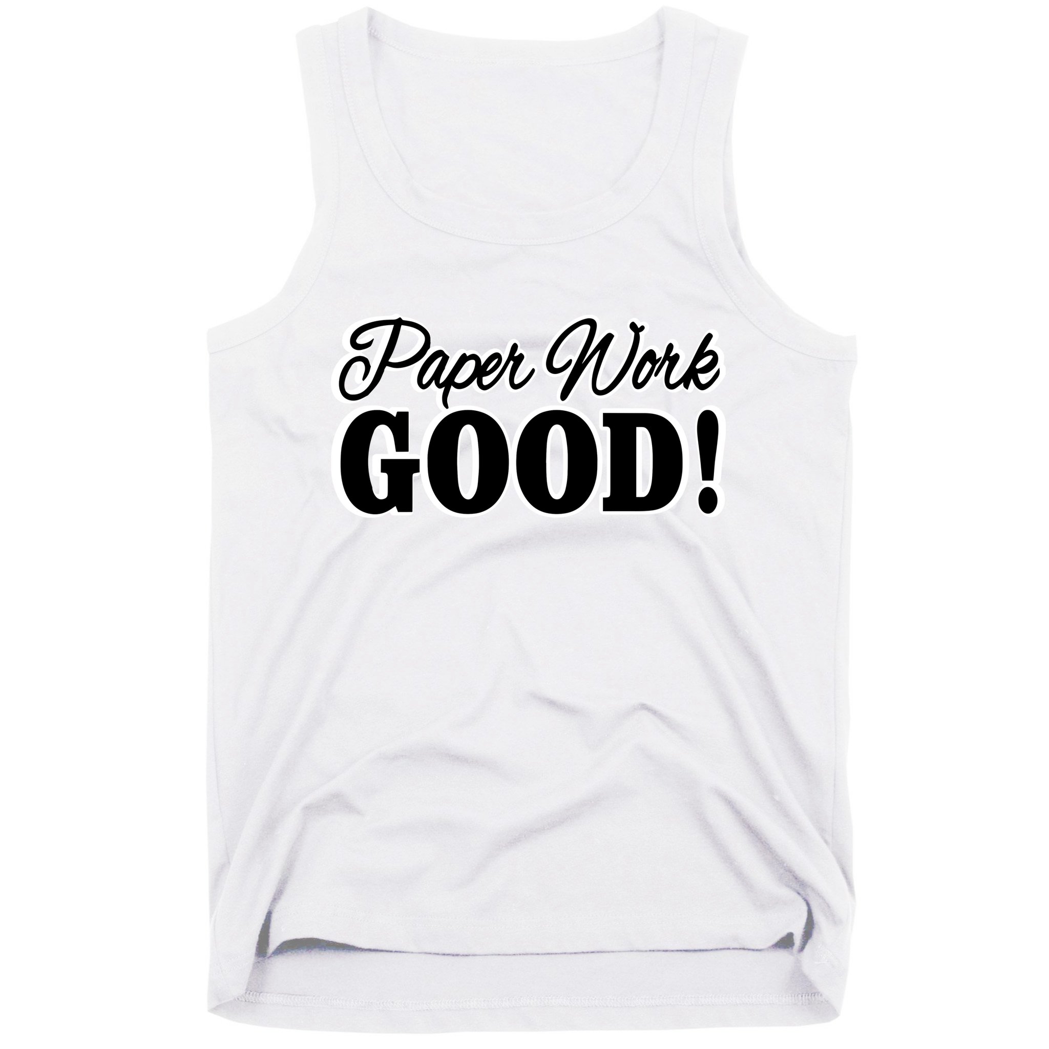 Charleston White Paper Work Good Tank Top