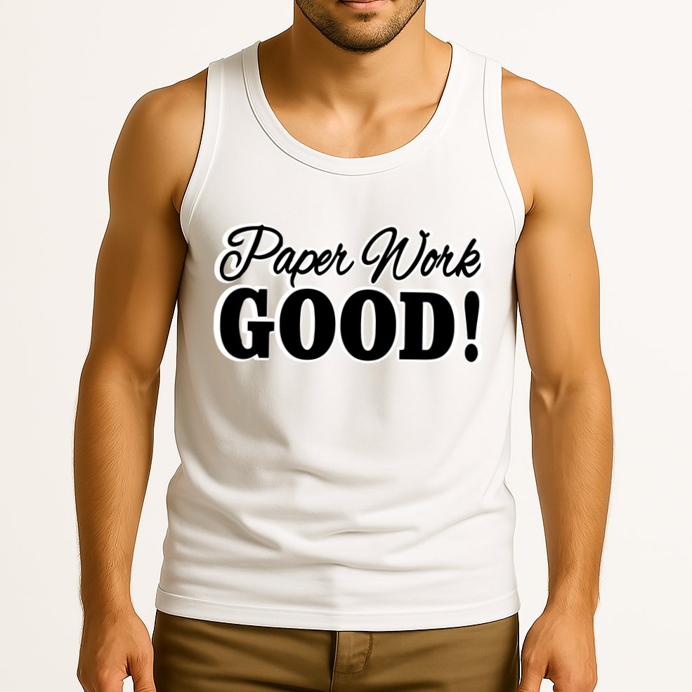 Charleston White Paper Work Good Tank Top