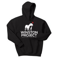 Cute Winston Project Bulldog supports animal rescue Kids Hoodie