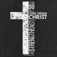 Cross With Philippians 413 Christian 7 Panel Mesh Trucker Snapback Hat