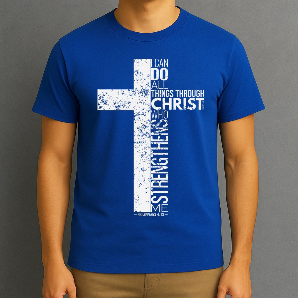Cross With Philippians 413 Christian T-Shirt