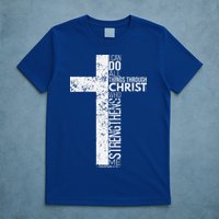 Cross With Philippians 413 Christian T-Shirt