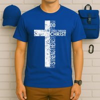 Cross With Philippians 413 Christian T-Shirt